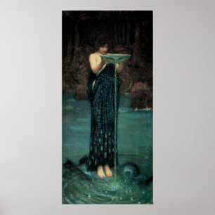 Poster Circe Invidiosa par John William Waterhouse