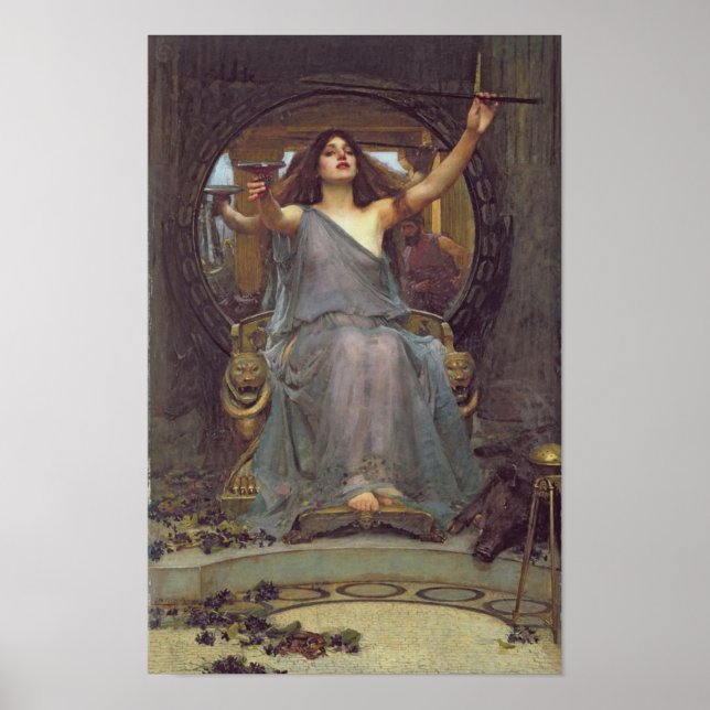Poster Circe Offering the Cup John William Waterhouse (Devant)