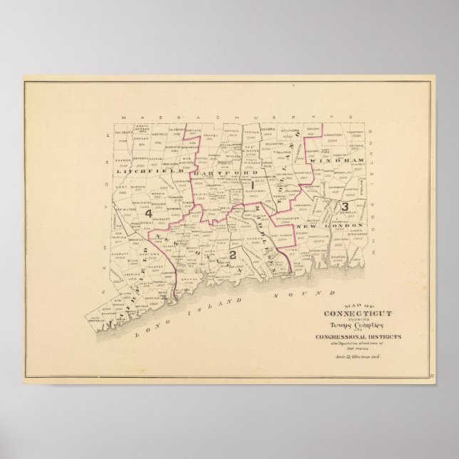 Poster Circonscriptions du Congrès (Devant)