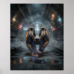 Poster Circuit Badger Tunnel Rush