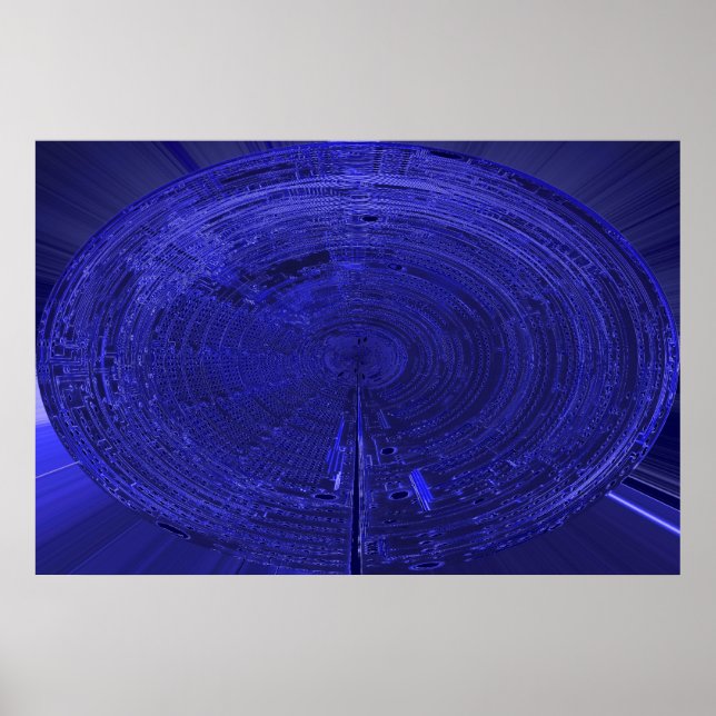 Poster circuit électronique imaginaire (Devant)