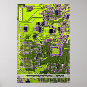 Poster Circuit imprimé circuit imprimé circuit imprimé ca