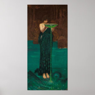Poster Cirque Invidiosa John William Waterhouse