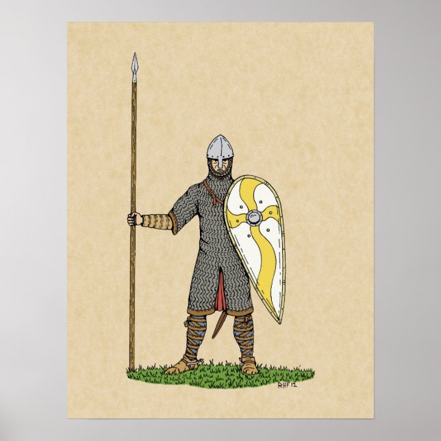 Poster Cirque médiévale Norman Knight 1066 (Devant)