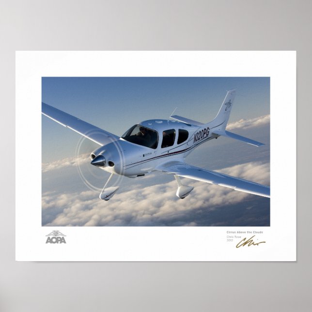 Poster Cirrus au-dessus de la Galerie des nuages (Devant)