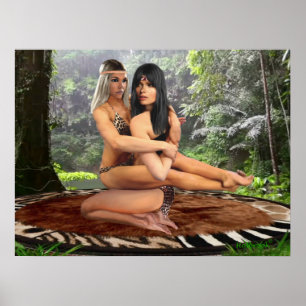 POSTER CISEAUX DE TARZANA LUANA #3