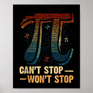 Poster Citation Aggressive Drôle Impossible Arrêter Pi Me