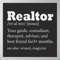 Citation amusante de l'agent immobilier Realtor