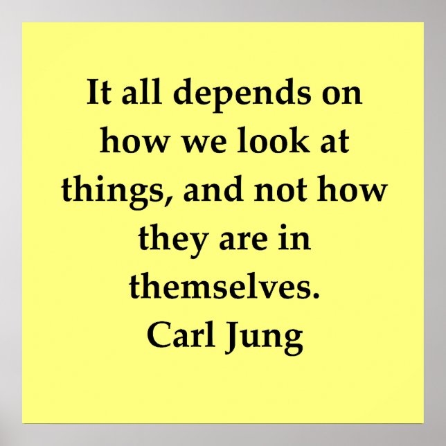 Poster citation carl jung (Devant)