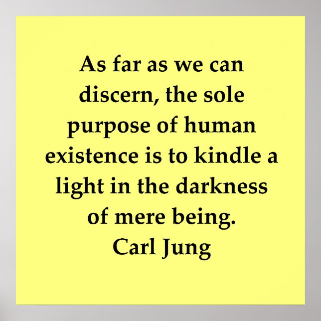 Poster citation carl jung (Devant)