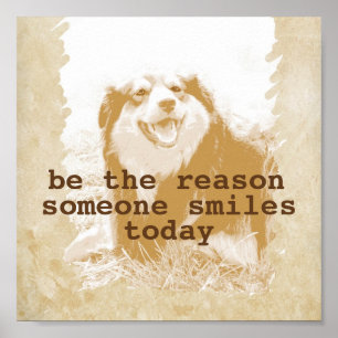 Poster citation d'affiche de motivation avec photo de chi