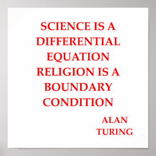 Poster citation d'Alan Turing