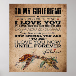 Poster Citation d'amour pour amie Jovely Couple Cadeau