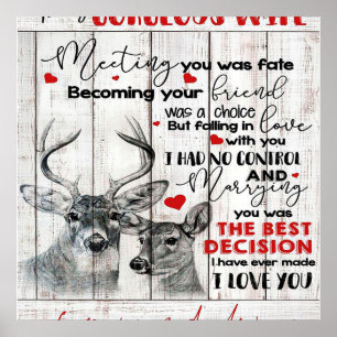 Poster Citation D'Amour Pour L'Anniversaire De La Femme, 