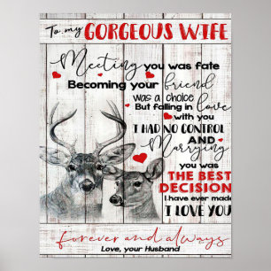 Poster Citation D'Amour Pour L'Anniversaire De La Femme,