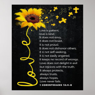 Poster Citation d'amour pour mari   Décor mignon