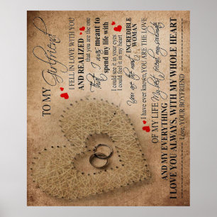 Poster Citation d'amour pour petit ami   Devis amusants p