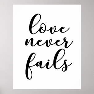 Poster Citation d'amour romantique mariage