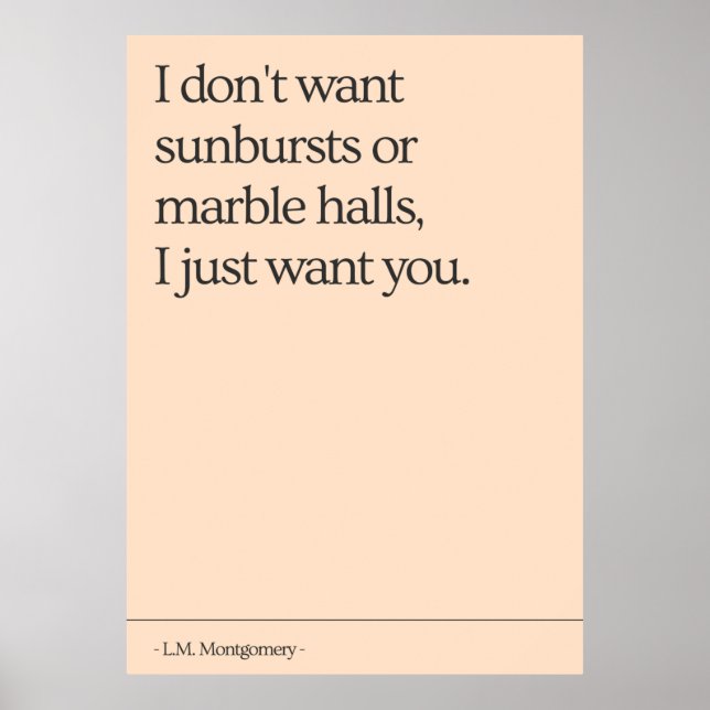 Poster Citation d'Anne of Green Gables (Devant)