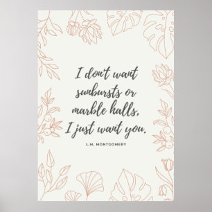 Poster Citation d'Anne of Green Gables