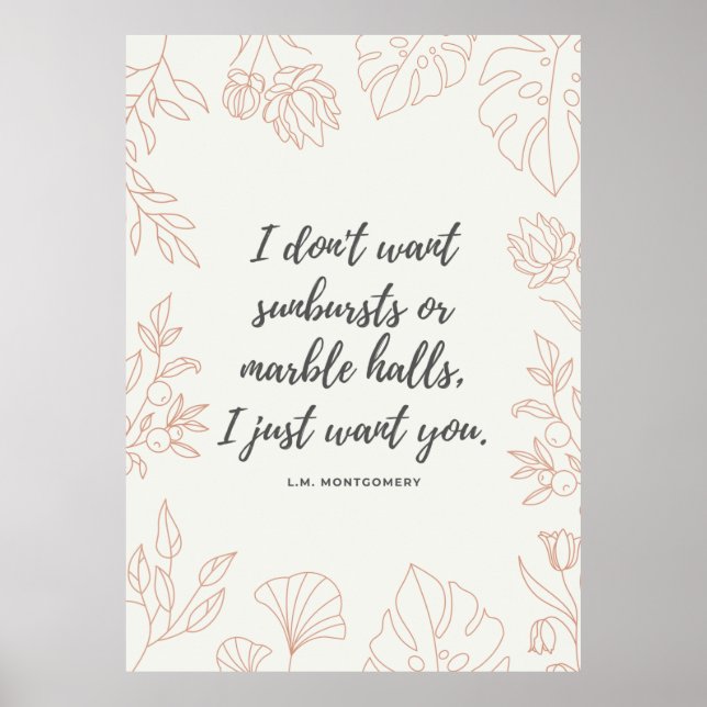 Poster Citation d'Anne of Green Gables (Devant)