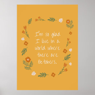 Poster Citation d'Anne of Green Gables