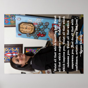 POSTER CITATION D'ART DE ROOPA DUDLEY