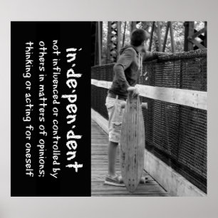 Poster Citation d'attitude Ado à bord