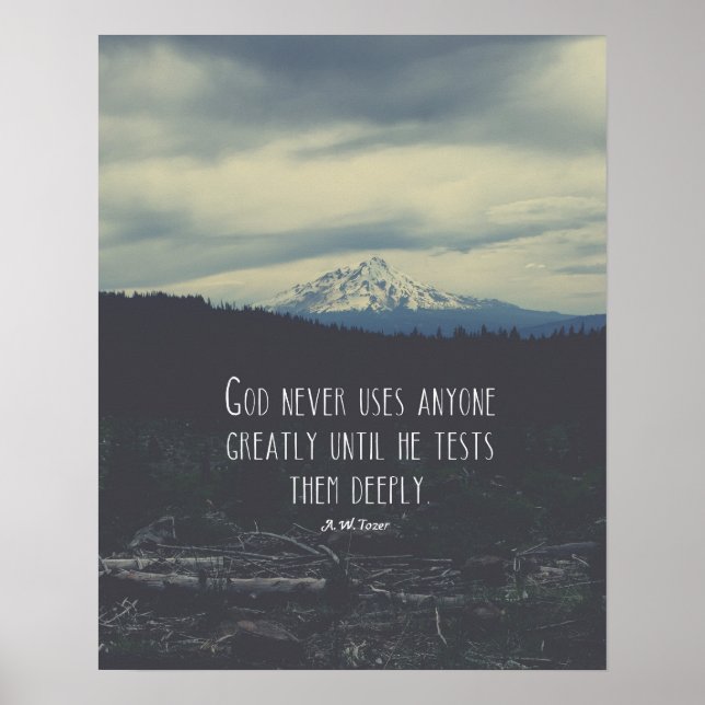 Poster Citation de A.W. Tozer (Devant)