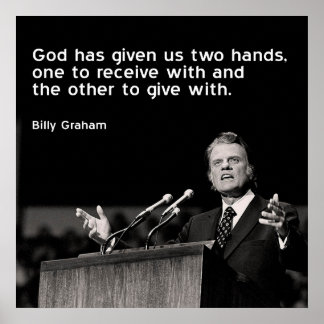 Poster Citation de Billy Graham (Dons)