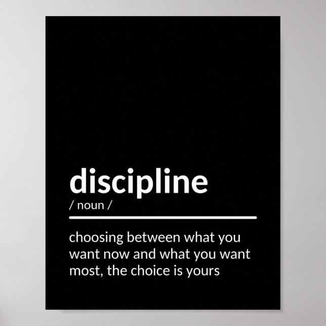 Poster Citation de discipline (Devant)