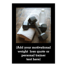 Citation de fitness personnalisé Entraîneur person