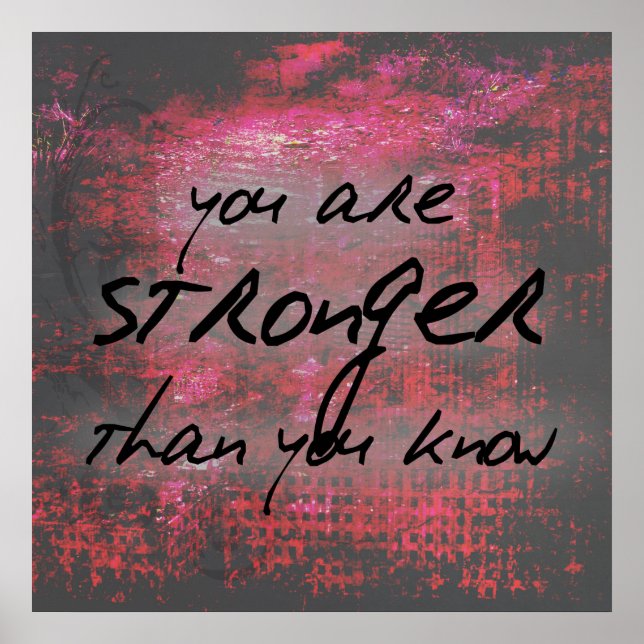 Poster Citation de force d'inspiration (Devant)