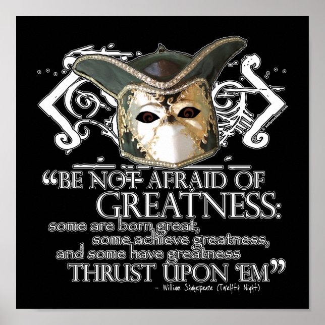 Poster Citation De La Douzième Nuit (Devant)