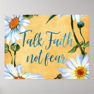 Poster Citation de la foi inspirante