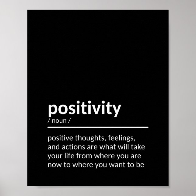 Poster Citation de la positivité (Devant)