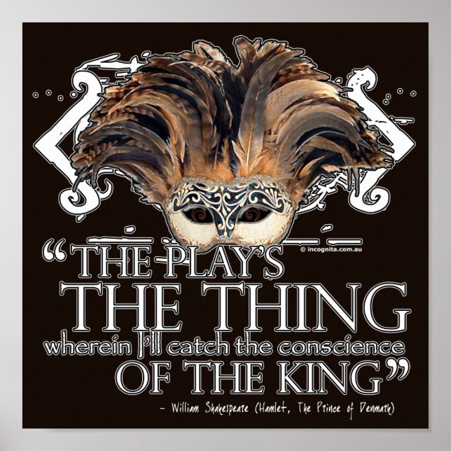 Poster Citation de lecture de hameçon (Devant)