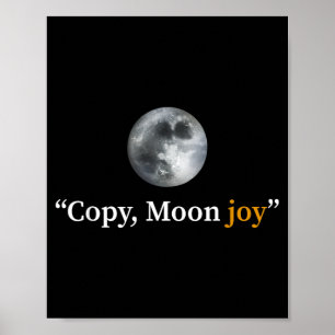 Poster Citation de l'espace de la mission lunaire II Moon