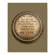 Citation de Marcus Aurelius - Be Good Man