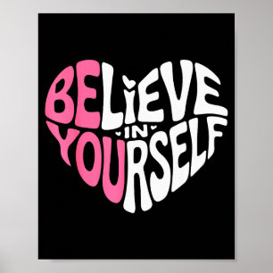 Poster Citation de motivation pour croire en soi Inspirat