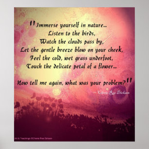 Poster Citation de nature