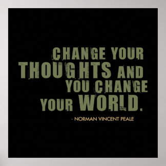 Poster Citation de Norman Vincent Peale