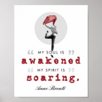 Citation de poème Anne Bronte - Mon âme est éveill