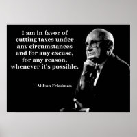 Citation de réduction d'impôt Milton Friedman