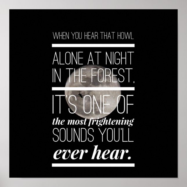 Poster Citation de requin océanique (Devant)