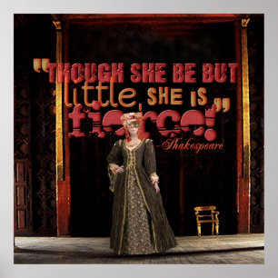 Poster Citation de Shakespeare Fierce