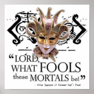 Poster Citation de songe d'une nuit d'été