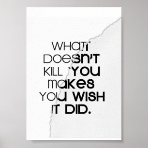 Poster Citation de vie