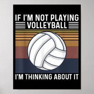Poster Citation de volleyball pour un joueur de volleybal