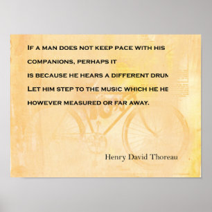 Poster Citation Different Drummer